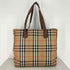 バーバリー BURBERRY ノバチェック ホースマーク キャンバス トートバッグ レディース