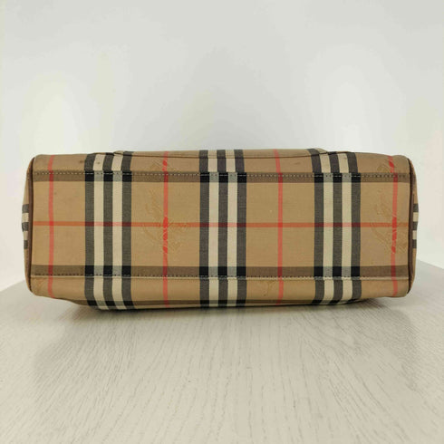 バーバリー BURBERRY ノバチェック ホースマーク キャンバス トートバッグ レディース
