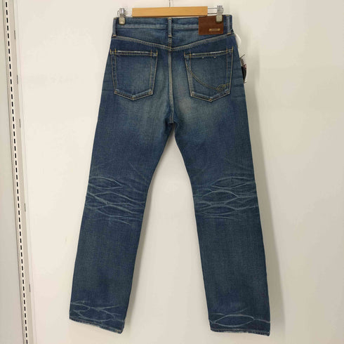 キャリー CALEE ダメージ加工ストレートデニムパンツ メンズ 32