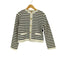 アニュアンス anuans ORIGINAL BUTTON COLLARLESS KNIT JACKET レディース FREE