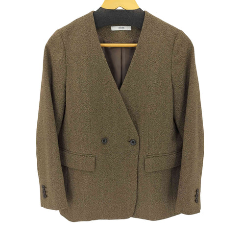 ジャーナルスタンダードレリューム JOURNAL STANDARD relume 19AW テックツイードノーカラージャケット レディース JPN:36