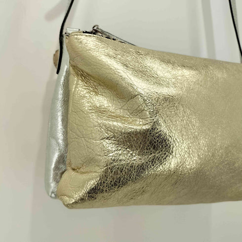 ジャンニキャリーニ GIANNI CHIARINI 三連デザインショルダーバッグ レディース