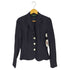 ローレンラルフローレン LAUREN RALPH LAUREN 80s 緑タグ リネン 4B テーラードジャケット レディース 4