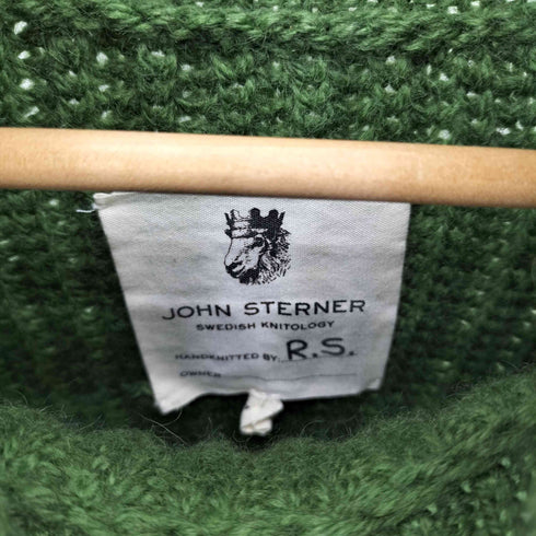 JOHN STERNER エストニア製 ウール ハイネック ローゲージニット メンズ