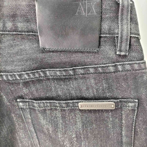 アルマーニエクスチェンジ ARMANI EXCHANGE ラメ加工ストレートデニムパンツ メンズ 30