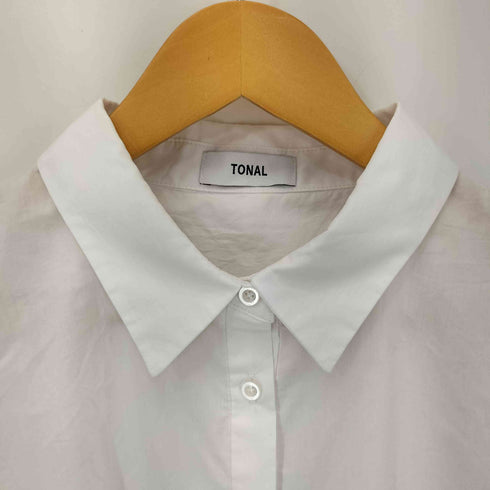 トーナル TONAL 20SS クロップド半袖シャツ レディース JPN:38