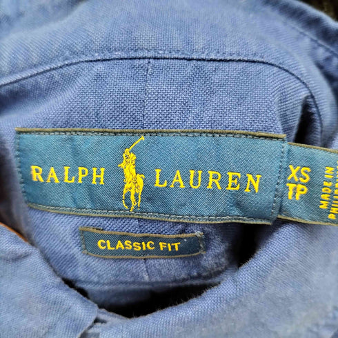 ラルフローレン RALPH LAUREN CLASSIC FIT スモールポニー刺繍 BD L/S シャツ メンズ import:XS