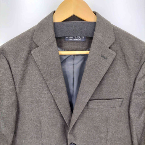 ビューティーアンドユースユナイテッドアローズ BEAUTY & YOUTH UNITED ARROWS シン モールスキン 2ボタン ジャケット メンズ JPN:S