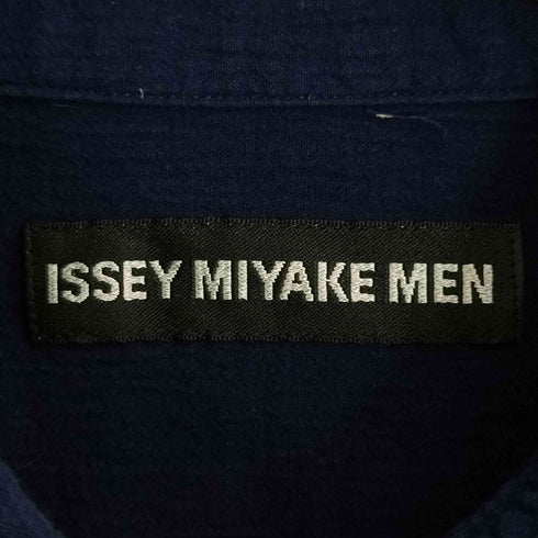 イッセイミヤケメン ISSEY MIYAKE MEN 12SS 黒タグ 板染め コントラスト グラデーションシャツ メンズ JPN:4