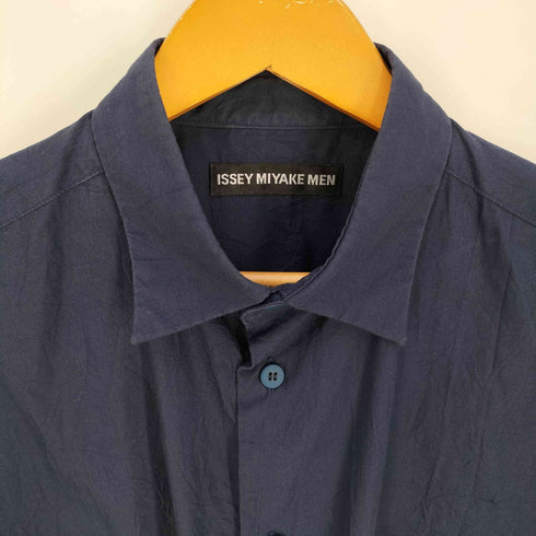 イッセイミヤケメン ISSEY MIYAKE MEN 15SS 黒タグ シワ加工 レギュラーカラーシャツ メンズ JPN:3