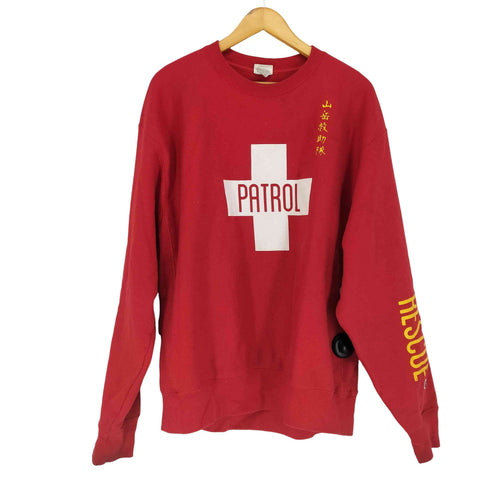 チャンピオン Champion REVERSE WEAVE PATROL 山岳救助隊 STABRIDGE Mountain PATROL SWEAT メンズ JPN:XL