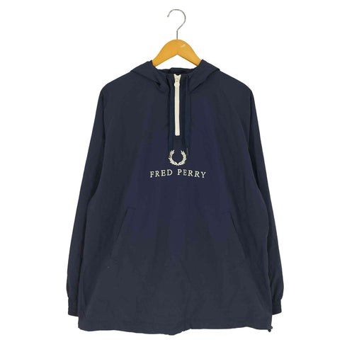 フレッドペリー FRED PERRY ナイロン ハーフジップ ジャケット アノラックパーカー メンズ import:M