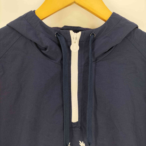 フレッドペリー FRED PERRY ナイロン ハーフジップ ジャケット アノラックパーカー メンズ import:M