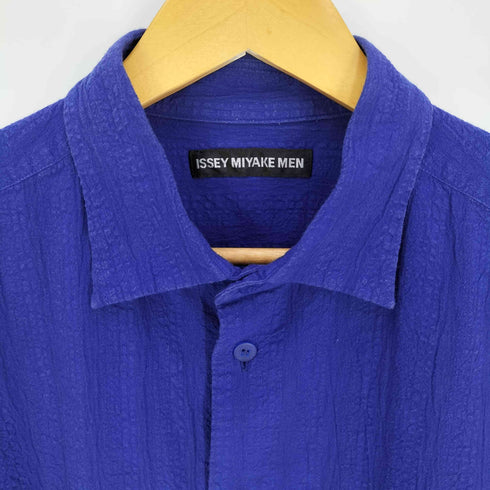 イッセイミヤケメン ISSEY MIYAKE MEN 18SS 黒タグ シワ加工 レギュラーカラーシャツ メンズ JPN:3