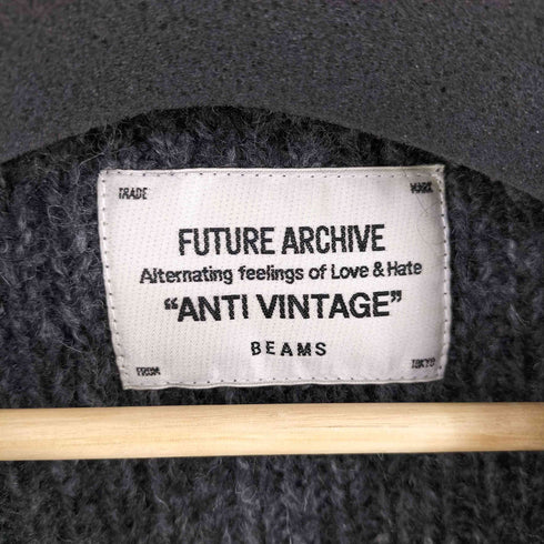 ビームス BEAMS FUTUREARCHIVE ANTI VINTAGE 3G BEAR CARDIGAN メンズ JPN:S