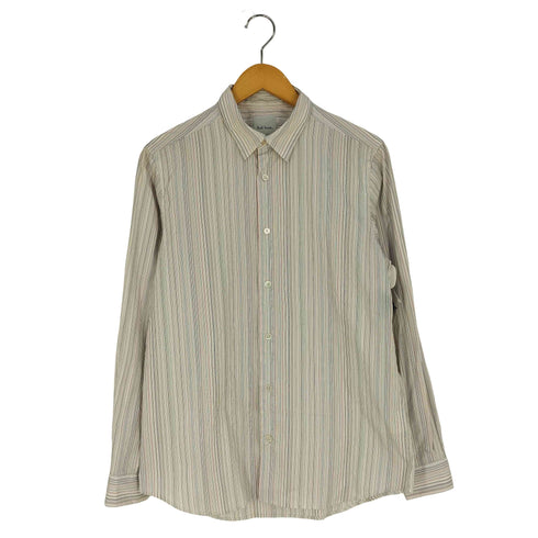 ポールスミス Paul Smith Signature Stripe マルチカラー ストライプ シャツ メンズ import:M