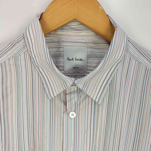 ポールスミス Paul Smith Signature Stripe マルチカラー ストライプ シャツ メンズ import:M