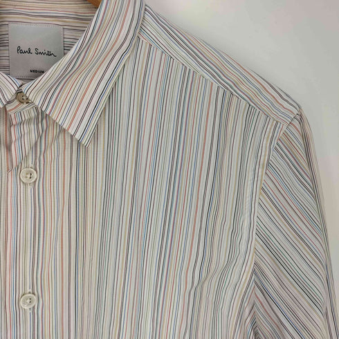 ポールスミス Paul Smith Signature Stripe マルチカラー ストライプ シャツ メンズ import:M