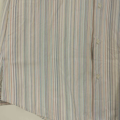 ポールスミス Paul Smith Signature Stripe マルチカラー ストライプ シャツ メンズ import:M