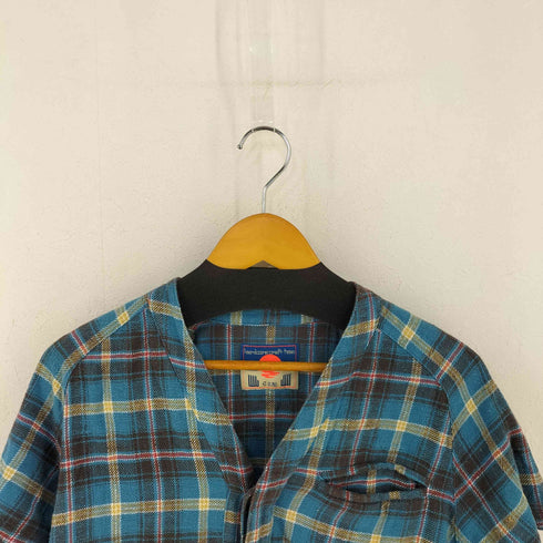 ブラックミーンズ BLACKMEANS S/S スキッパーチェックシャツ メンズ JPN:3