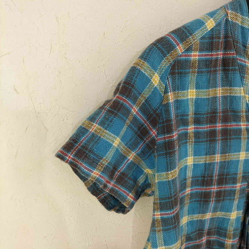 ブラックミーンズ BLACKMEANS S/S スキッパーチェックシャツ メンズ JPN:3