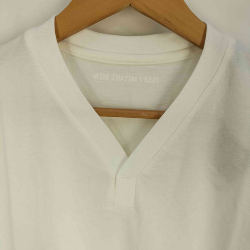 イッセイミヤケメン ISSEY MIYAKE MEN 20SS BIO-T BIO加工 コットン Vネック Tシャツ メンズ JPN:3
