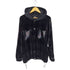 ザラ ZARA マドラスチェック 裾ドローコード フーデッド ベロア ジャケット メンズ import:M