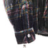 ザラ ZARA マドラスチェック 裾ドローコード フーデッド ベロア ジャケット メンズ import:M