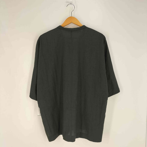 オムプリッセイッセイミヤケ HOMME PLISSE ISSEY MIYAKE 22AW ポリエステルリネンスタンドカラードルマンシャツ メンズ JPN:3