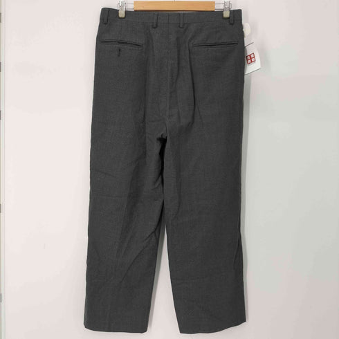 イヴサンローラン Yves Saint Laurent ウール100% 2タックワイドスラックス メンズ 88