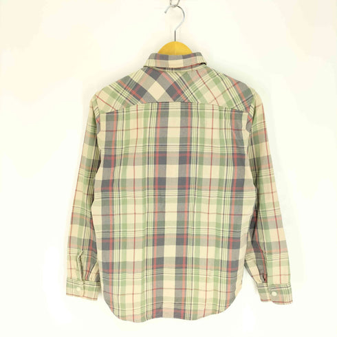 ダブルアールエルラルフローレン RRL RALPH LAUREN 00S 一つ星タグ マドラス チェック フラップポケット L/S シャツ 猫目ボタン メンズ import:S