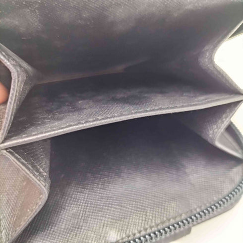 プラダ PRADA イタリア製 ラウンドジップ ナイロン 二つ折り 財布 ショート ウォレット LAMPO ジップ メンズ