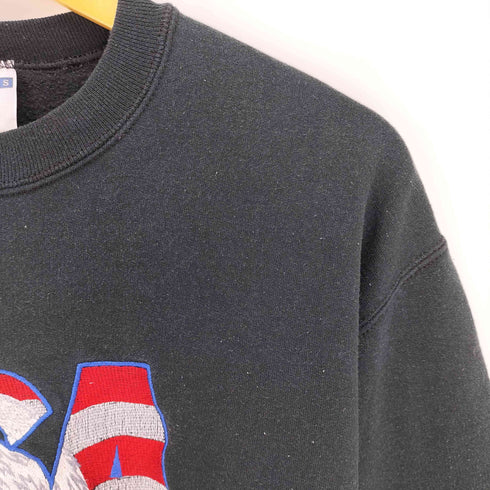 ジャージーズ JERZEES 90-00S SUPER SWEATS USA SEPTEMBER 11 2001 イーグル 刺繍 ポリコットン クルーネック トレーナー メンズ import:M