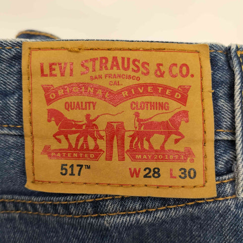 リーバイス Levis 517 BOOT CUT ブーツ カット ジップアップ フレア デニム パンツ Rタブ メンズ W:28 L:30
