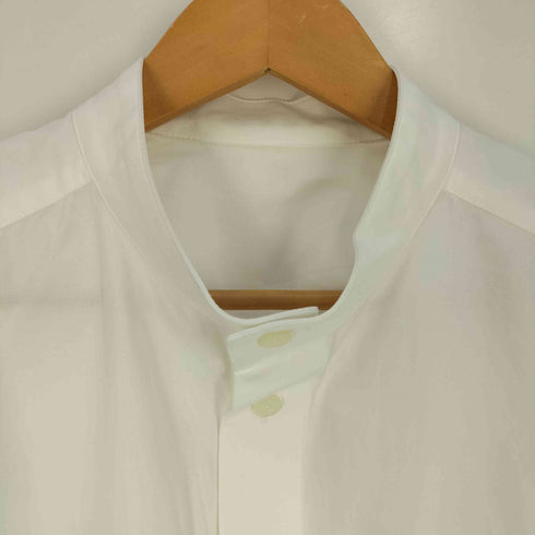 イッセイミヤケ ISSEY MIYAKE 21AW 配色切替 バイカラー バンドカラーシャツ メンズ JPN:3
