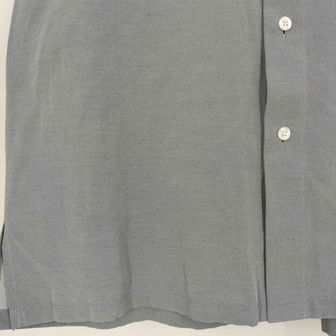 イッセイミヤケ ISSEY MIYAKE 21AW 配色切替 バイカラー バンドカラーシャツ メンズ JPN:3