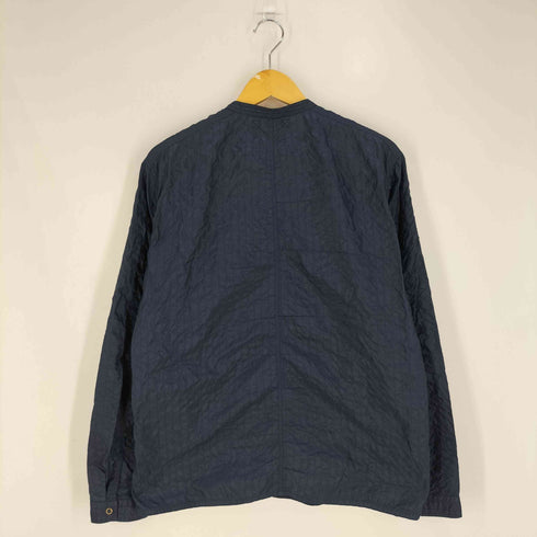 イッセイミヤケ ISSEY MIYAKE 00-10s シワ加工 ストライプ ステッチ ナイロンジャケット メンズ JPN:3