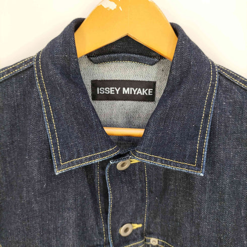 イッセイミヤケ ISSEY MIYAKE 05SS 黒タグ グラデーション デニムジャケット メンズ JPN:3
