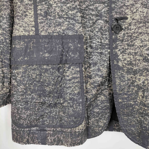 イッセイミヤケメン ISSEY MIYAKE MEN 11SS 黒タグ ポリエチレン ラミネート コーティング ジャケット メンズ JPN:3