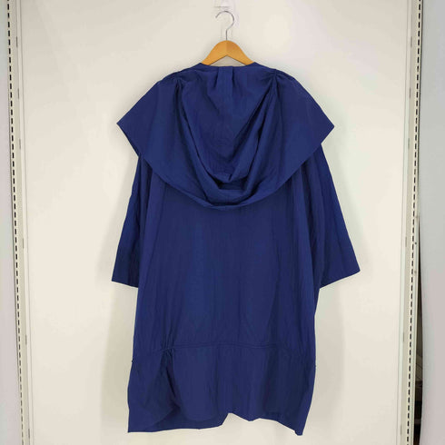 イッセイミヤケペルマネンテ ISSEY MIYAKE PERMANENTE 90s シワ加工 絞り フーデッド フリルコート 羽織 メンズ JPN:M