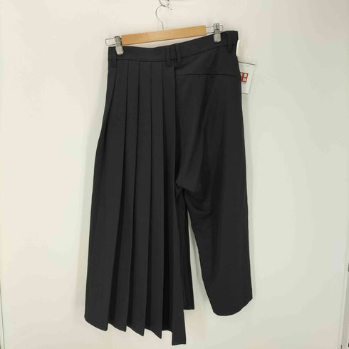 ノーアイディーブラック NO ID.BLACK TR ストレッチプリーツバギートラウザーパンツ メンズ JPN:1