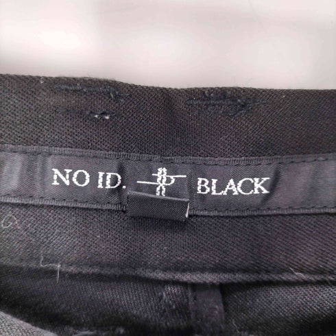 ノーアイディーブラック NO ID.BLACK TR ストレッチプリーツバギートラウザーパンツ メンズ JPN:1