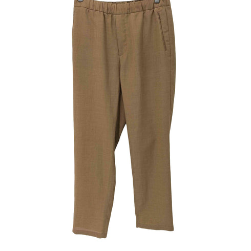 ユナイテッドアローズ UNITED ARROWS キャラメル メッシュ オールギャザー イージーパンツ メンズ JPN:L