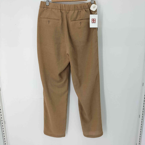 ユナイテッドアローズ UNITED ARROWS キャラメル メッシュ オールギャザー イージーパンツ メンズ JPN:L