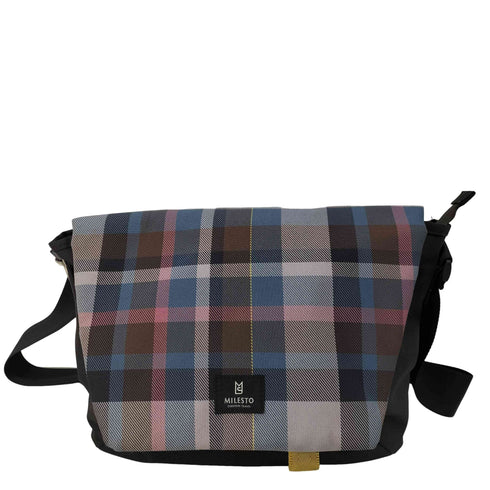 ミレスト milesto Hutte チェック柄 ショルダーバッグ レディース