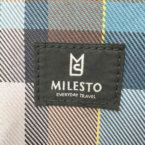 ミレスト milesto Hutte チェック柄 ショルダーバッグ レディース