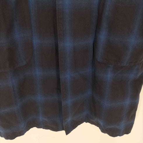 duffer st george オンブレチェックシャツコート メンズ JPN:S