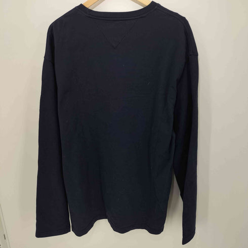 トミーヒルフィガー TOMMY HILFIGER 80-90s フラッグタグ ロゴ刺繍 クルーネック ロングスリーブTシャツ ロンT メンズ XXL