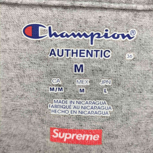 シュプリーム Supreme 2017SS L/S TEE デカロゴ ロングスリーブTシャツ ロンT メンズ M