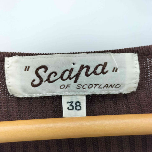 SCAPA OF SCOTLAND シルク ニット カーディガン レディース 38